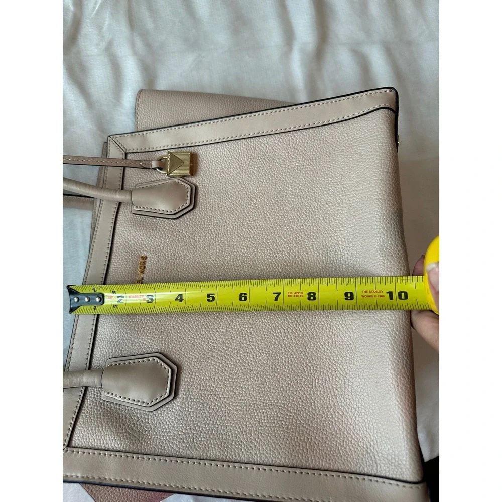 Michael Kors Mercer Studio LargeEast/West Leather‎ Tote Purse Bag Pink - Picture 6 of 8